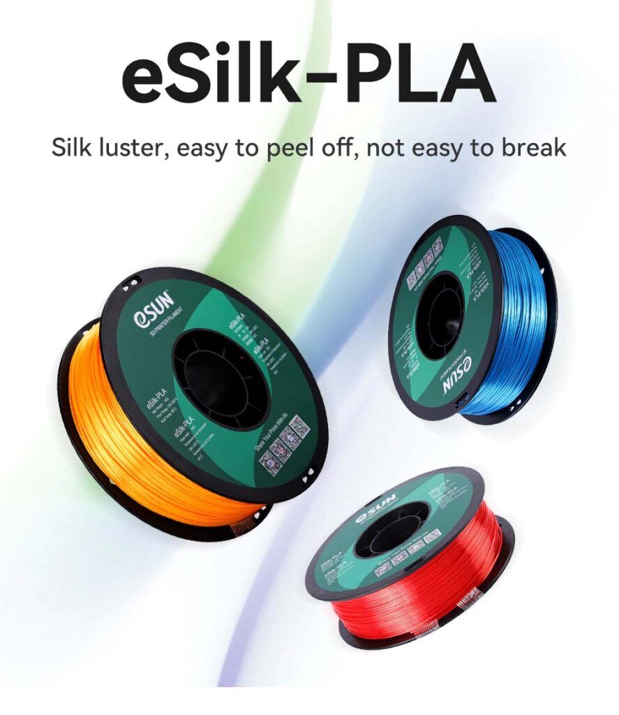 Silk-PLA filament